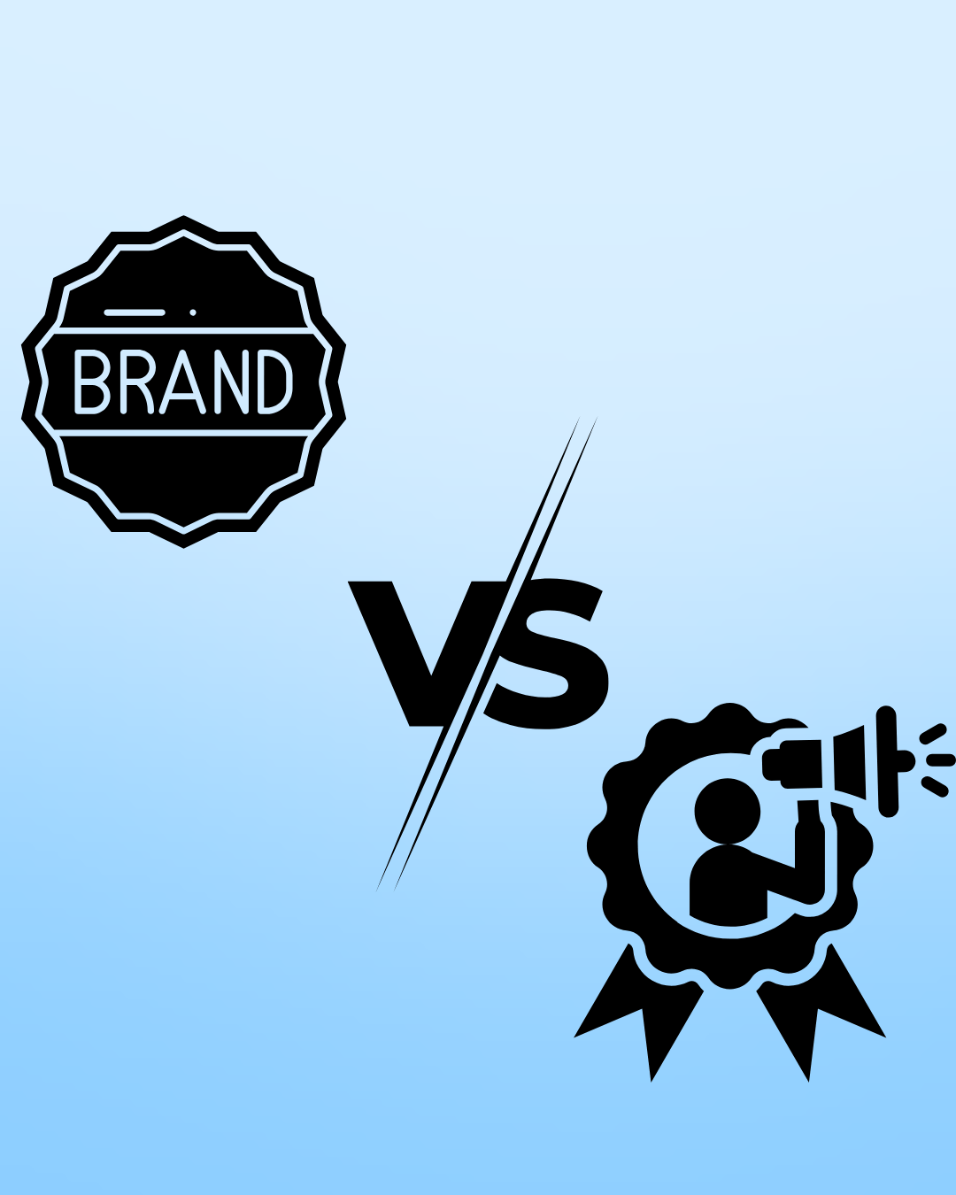 Branding vs Marketing Strategy infographic